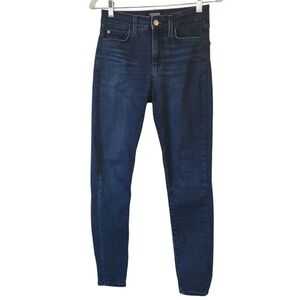 Denizen From Levi's Women's High Rise Washed Dark Blue Denim Jeans Size 27